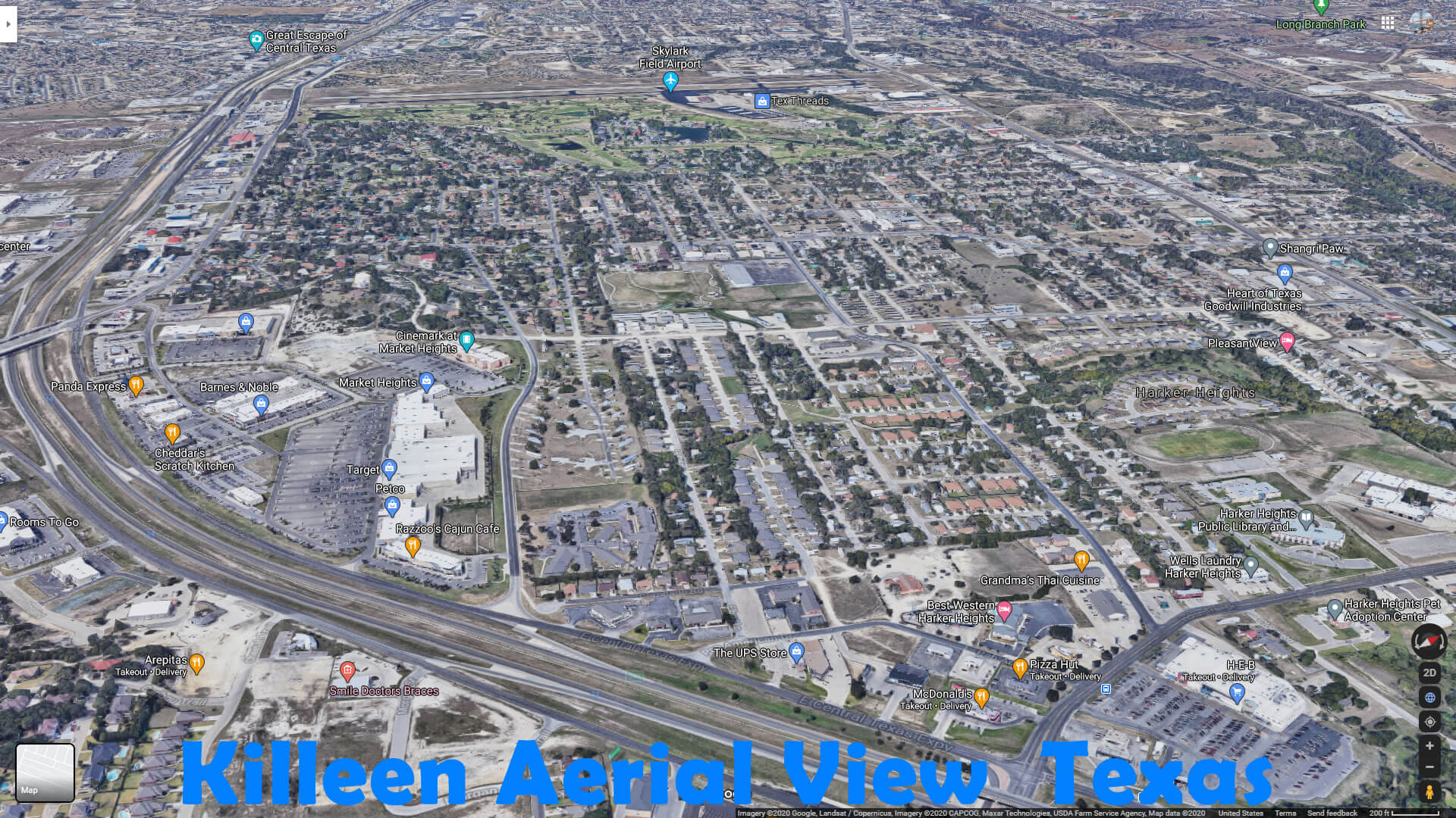 Killeen Vue Aerienne Texas